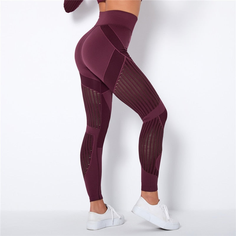 High Waist - Wine Red